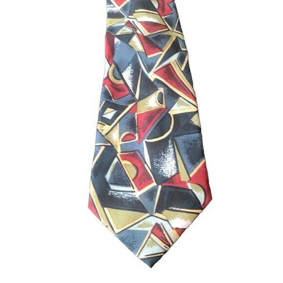 Pre Owned Men’s Crossbow Tie Neck Tie Necktie Classic Design Style Abstract - Picture 3 of 5